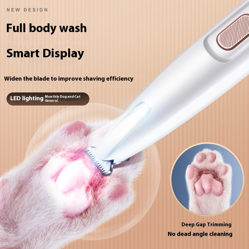 Pets Dog Trimmer With LED Light