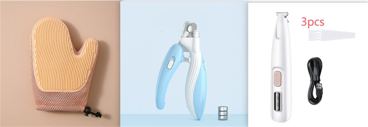 Pets Dog Trimmer With LED Light