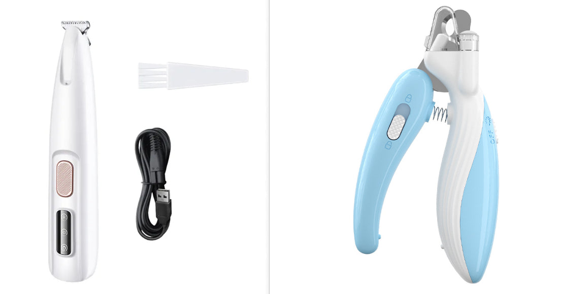 Pets Dog Trimmer With LED Light
