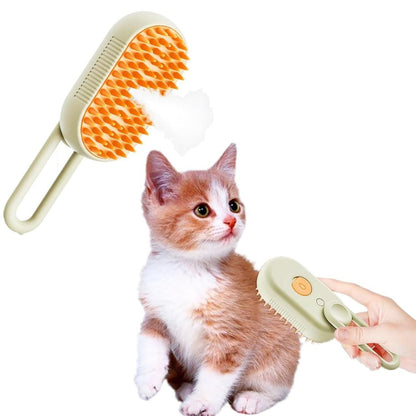 3-in-1 Pet Massage Steam Brush