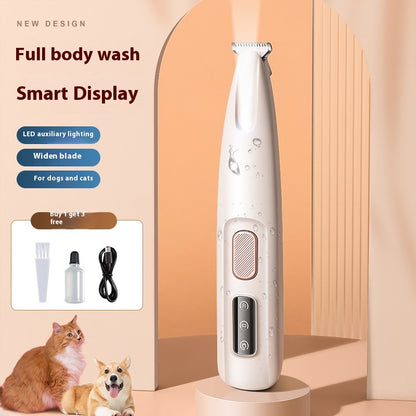 Pets Dog Trimmer With LED Light