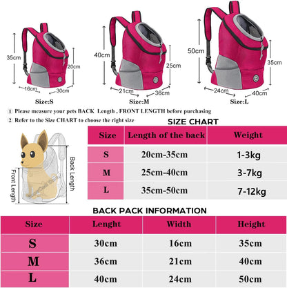 Transport Dog Carrier Backpack