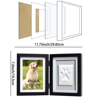Pet Paw Print Photo Frame