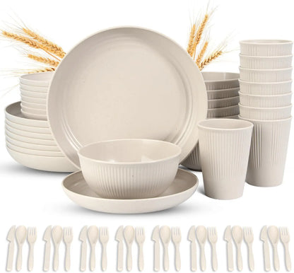 Wheat Straw Dinnerware Sets