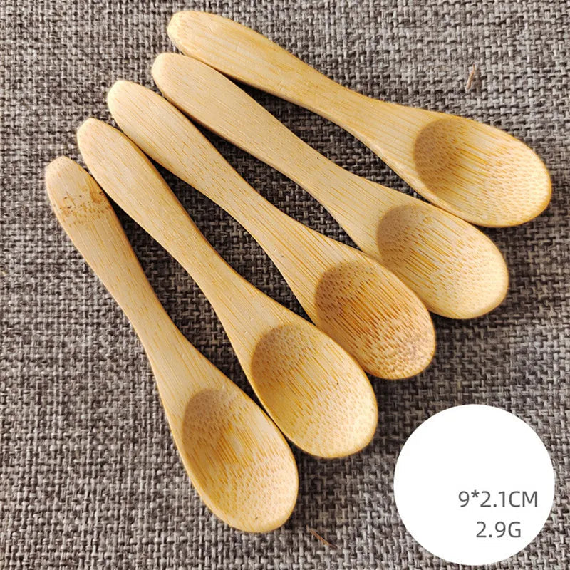 Mini Bamboo Baby Feeding Spoons