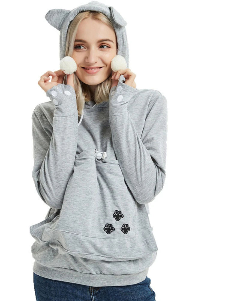 Casual Cat Lovers Hoodies