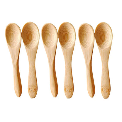 Mini Bamboo Baby Feeding Spoons