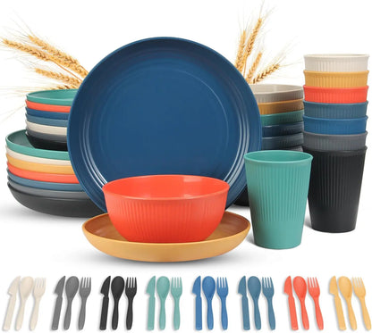 Wheat Straw Dinnerware Sets