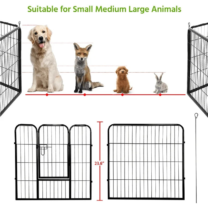 Heavy Duty 24 Inch Dog Playpen