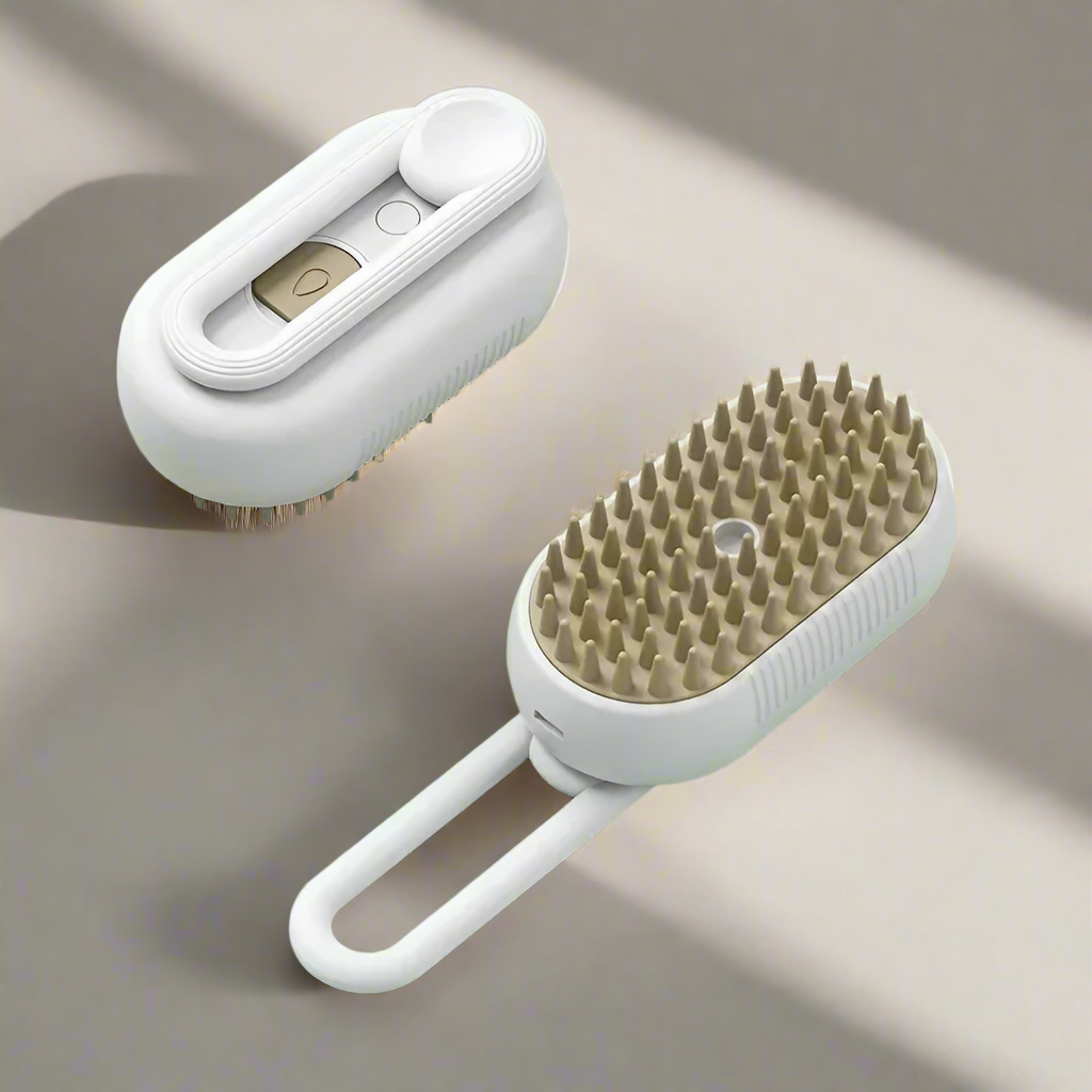 3-in-1 Pet Massage Steam Brush