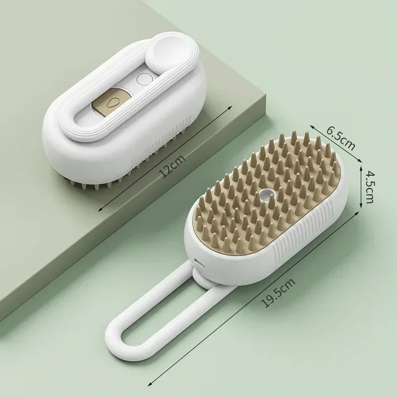 3-in-1 Pet Massage Steam Brush